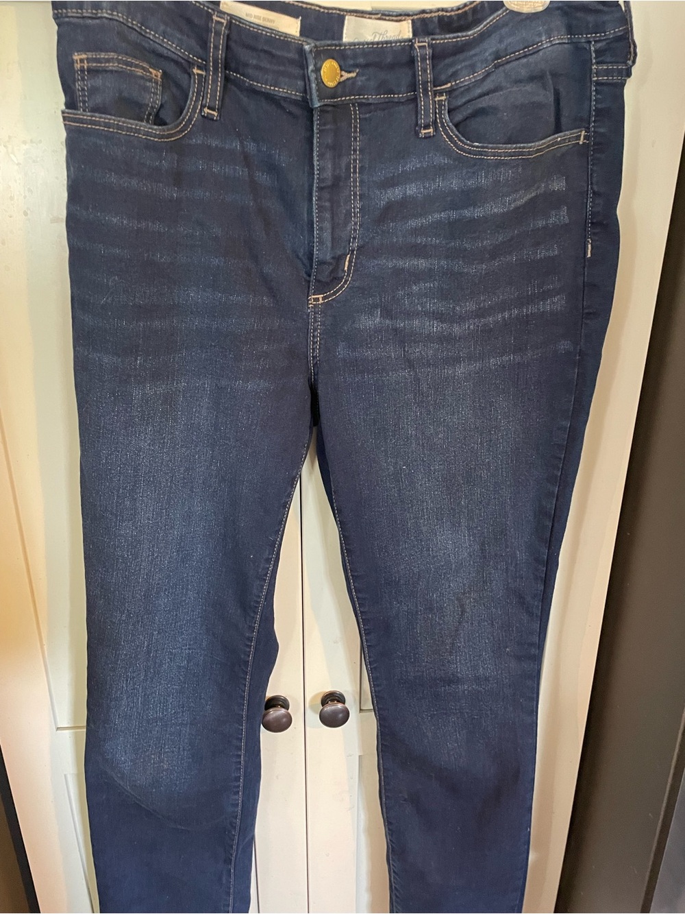 Woman’s Dark Blue Stretch Jeans - Classic Slim Fit